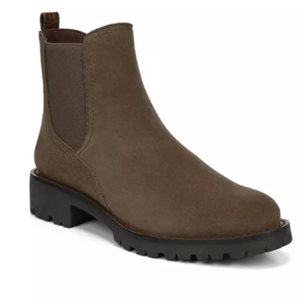 Sam Edelman Jaclyn Waterproof Chelsea Bootie - dark taupe